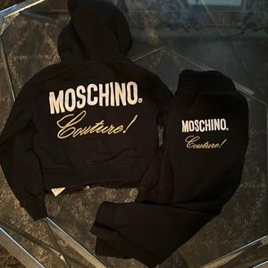 Moschino Kids Unisex Sweatsuit Size 4